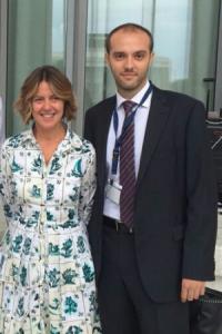 Il ministro Lorenzin con Federico Binatti
